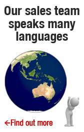 Our sales team speaks many languages
